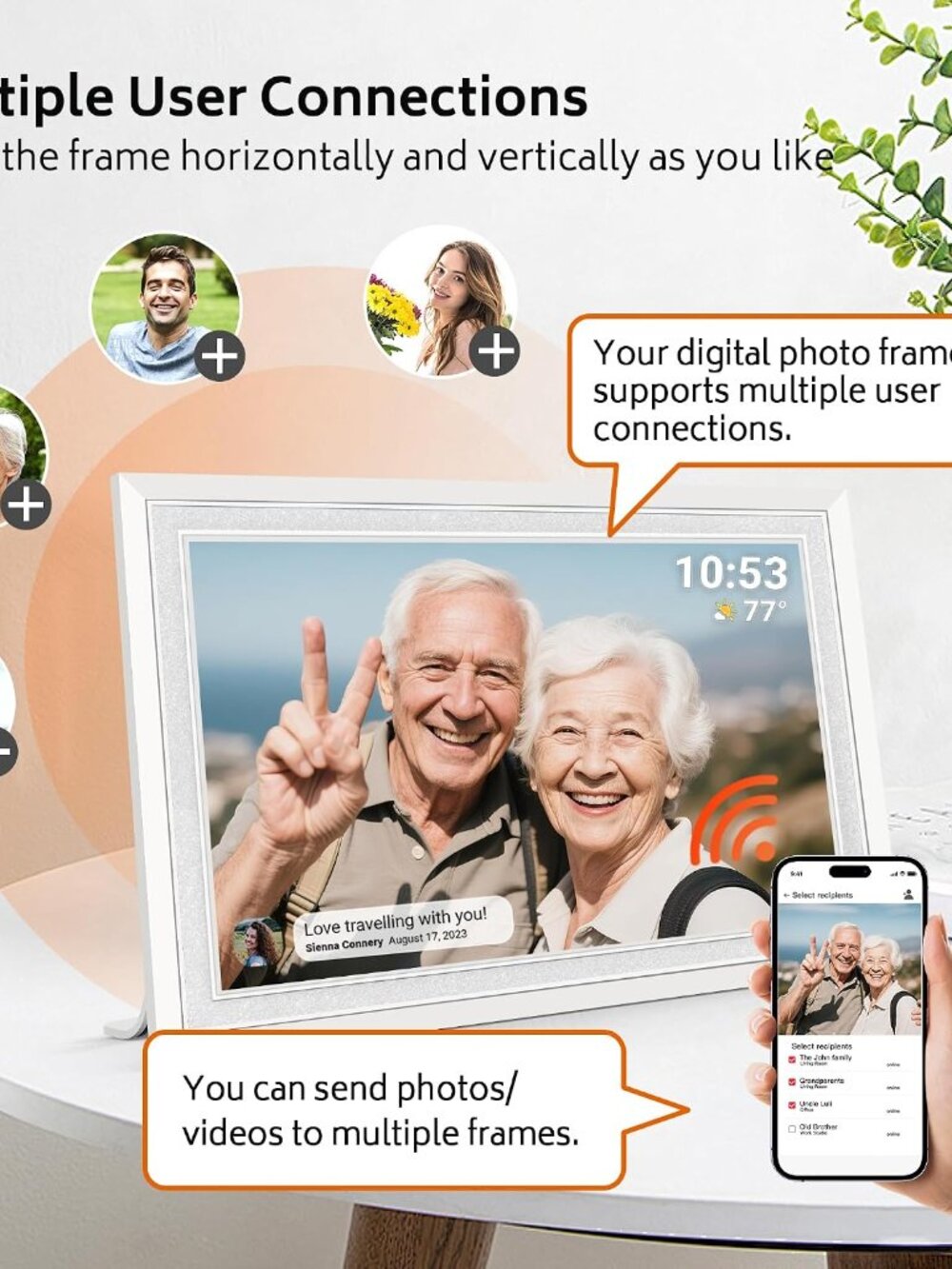 Frameo 10.1" Digital Picture Frame - Picture 10 of 12
